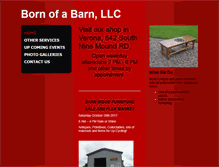 Tablet Screenshot of bornofabarn.com